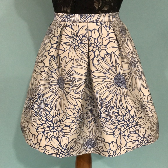 Annarita N Brocade floral skirt Made in Italy - Picture 2 of 8